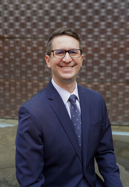 a business portrait of Blake Freeman.